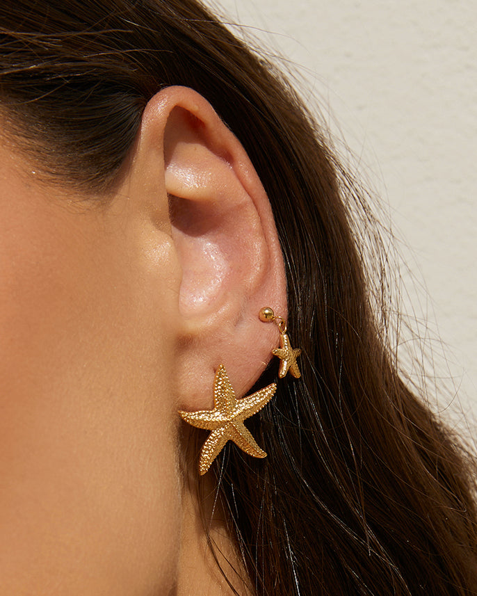Mini Siesta Gold Earrings