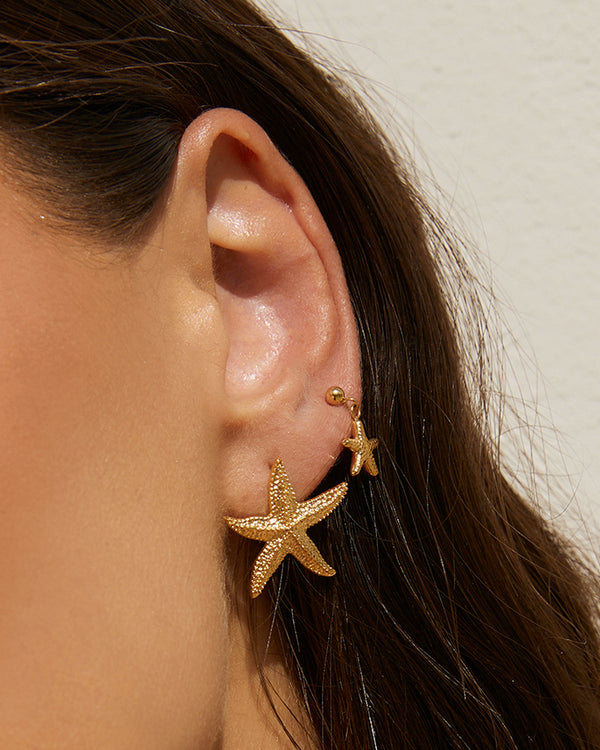 Mini Siesta Gold Earrings