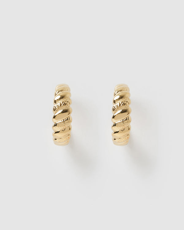 Tilly Gold Hoop Earrings
