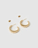 Tilly Gold Hoop Earrings